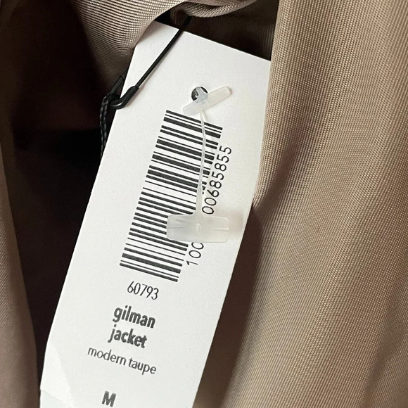 Aritzia The Group Babaton Gilman Classic Bomber Jacket Coat Modern Taupe NWT - Picture 11 of 12